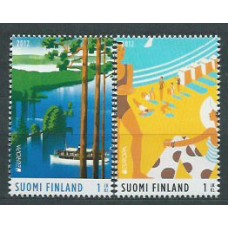 Tema Europa 2012 Finlandia Yvert 2146/7 ** Mnh