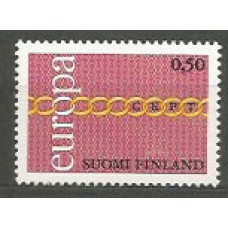 Tema Europa 1971 Finlandia Yvert 654 ** Mnh