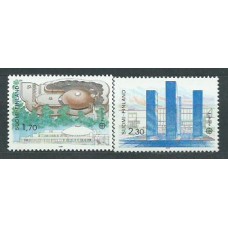 Tema Europa 1987 Finlandia Yvert 985/6 ** Mnh