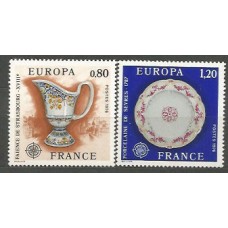 Tema Europa 1976 Francia Yvert 1877/8 ** Mnh