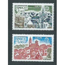 Tema Europa 1977 Francia Yvert 1928/9 ** Mnh