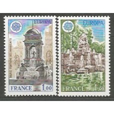 Tema Europa 1978 Francia Yvert 2008/9 ** Mnh