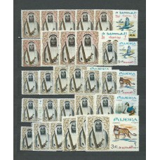 Arabia Sud Este (Fujeira) - Correo Yvert 1/18+A,1/9 ** Mnh Fauna