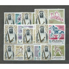 Arabia Sud Este (Fujeira) - Correo Yvert 19/27 ** Mnh Olimpiadas de Tokio