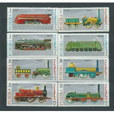 Arabia Sud Este (Fujeira) - Correo Yvert 87+A,26 ** Mnh  Trenes