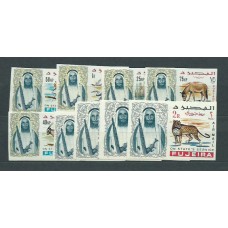 Arabia Sud Este (Fujeira) - Servicio Yvert 1/5+A,1/4 ** Mnh Fauna