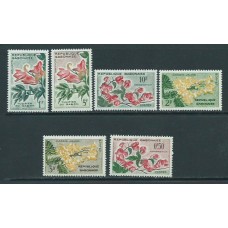 Gabon - Correo Yvert 153/8 ** Mnh  Flores