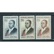 Gabon - Correo Yvert 159/9B ** Mnh  León Mba