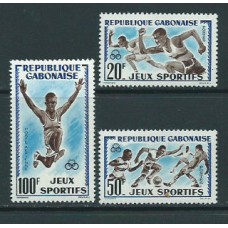 Gabon - Correo Yvert 161/2+A6 ** Mnh  Deportes