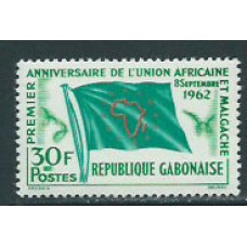 Gabon - Correo Yvert 163 ** Mnh  Bandera