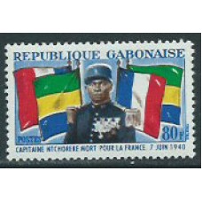 Gabon - Correo Yvert 164 ** Mnh  Personajes Banderas
