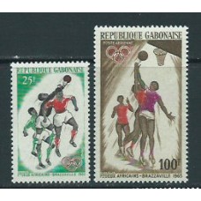 Gabon - Correo Yvert 182+A37 ** Mnh  Deportes