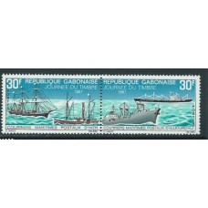 Gabon - Correo Yvert 224A ** Mnh  Barcos