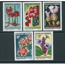 Gabon - Correo Yvert 243/7 ** Mnh  Flores