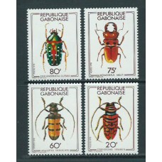 Gabon - Correo Yvert 399/402 ** Mnh  Fauna insectos