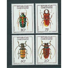 Gabon - Correo Yvert 399/402 ** Mnh  Fauna insectos