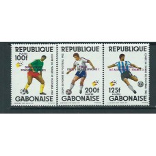 Gabon - Correo Yvert 504/6 ** Mnh  Deportes fútbol