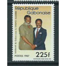 Gabon - Correo Yvert 626 ** Mnh  Personajes