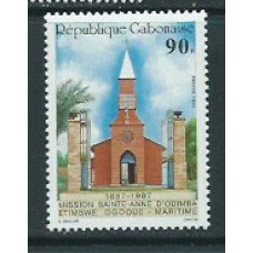 Gabon - Correo Yvert 627 ** Mnh  Iglesia