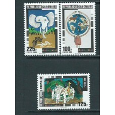 Gabon - Correo Yvert 889/91 ** Mnh