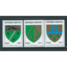 Gabon - Correo Yvert 945/7 ** Mnh  Escudos