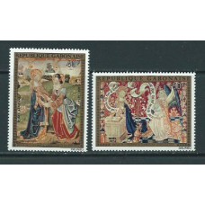Gabon - Aereo Yvert 157/8 ** Mnh  Navidad