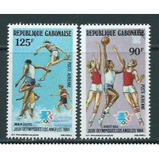 Gabon - Aereo Yvert 264/5 ** Mnh  Deportes