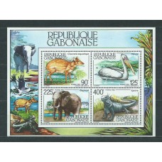 Gabon - Hojas Yvert 45 ** Mnh  Fauna