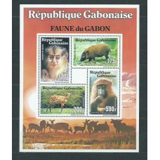 Gabon - Hojas Yvert 60 ** Mnh  Fauna