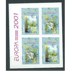 Tema Europa 2001 Georgia Yvert 295/6a ** Mnh