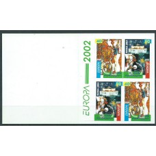 Tema Europa 2002 Georgia Yvert 299 Carnet ** Mnh