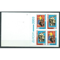 Tema Europa 2003 Georgia Yvert 328a Carnet ** Mnh