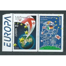 Tema Europa 2006 Georgia Yvert 409/10a ** Mnh