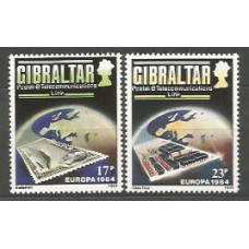 Tema Europa 1984 Gibraltar Yvert 483/4 ** Mnh