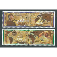 Tema Europa 1992 Gibraltar Yvert 647/50 ** Mnh