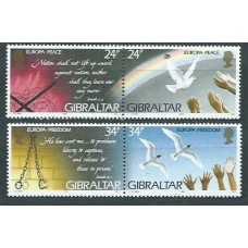 Tema Europa 1995 Gibraltar Yvert 719/22 ** Mnh