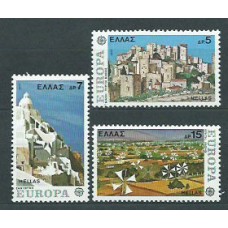 Tema Europa 1977 Grecia Yvert 1242/4 ** Mnh