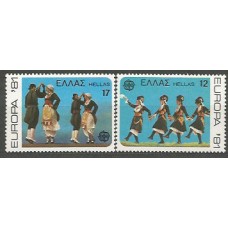 Tema Europa 1981 Grecia Yvert 1423/4 ** Mnh