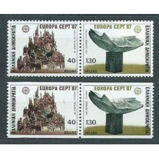 Tema Europa 1987 Grecia Yvert 1632/5 ** Mnh