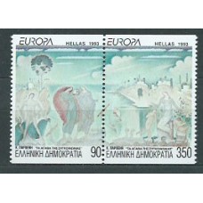 Tema Europa 1993 Grecia Yvert 1819/20 ** Mnh