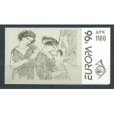 Tema Europa 1996 Grecia Yvert 1890 Carnet ** Mnh