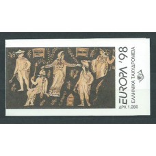 Tema Europa 1998 Grecia Yvert 1964 Carnet ** Mnh