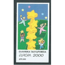 Tema Europa 2000 Grecia Yvert 2022 Carnet ** Mnh