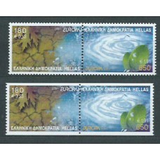 Tema Europa 2001 Grecia Yvert 2054/5 ** Mnh