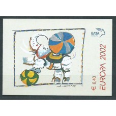 Tema Europa 2002 Grecia Yvert 2096 Carnet ** Mnh