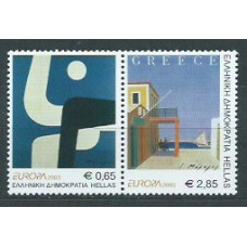 Tema Europa 2003 Grecia Yvert 2133/4 ** Mnh