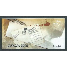Tema Europa 2008 Grecia Yvert 2436 Carnet ** Mnh