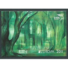 Tema Europa 2011 Grecia Yvert Carnet 2577 ** Mnh