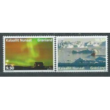 Tema Europa 2012 Groenlandia Yvert 596/7 ** Mnh