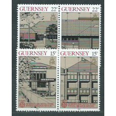 Tema Europa 1987 Guernsey Yvert 391/4 ** Mnh